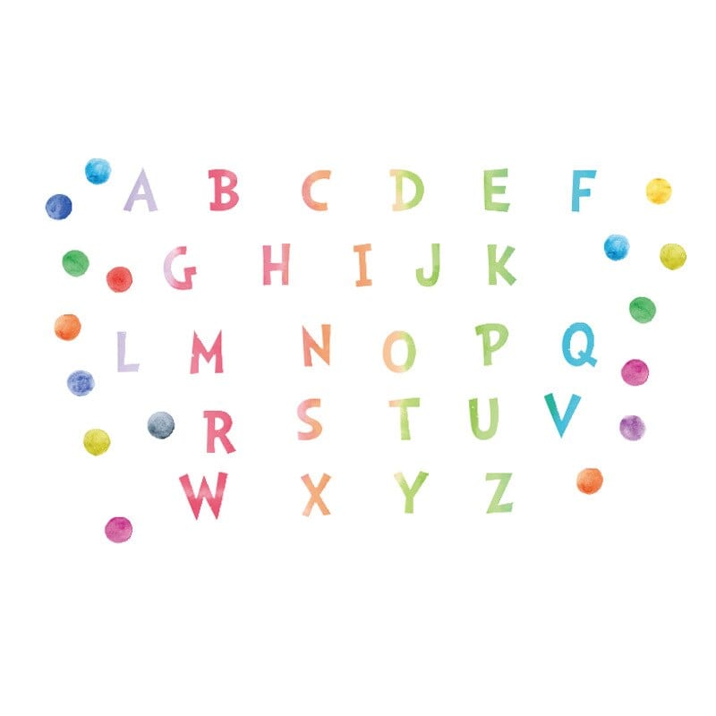 Autocollant Alphabet Multicolore Royaume Manga Majuscule