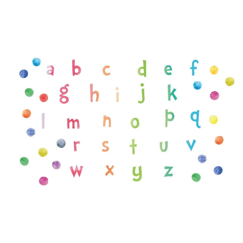 Autocollant Alphabet Multicolore Royaume Manga Minuscule
