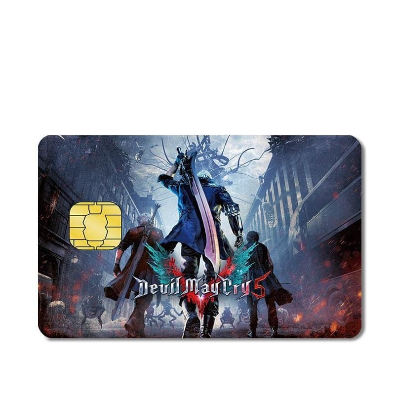 Autocollant Carte Bancaire Devil May Cry Royaume Manga