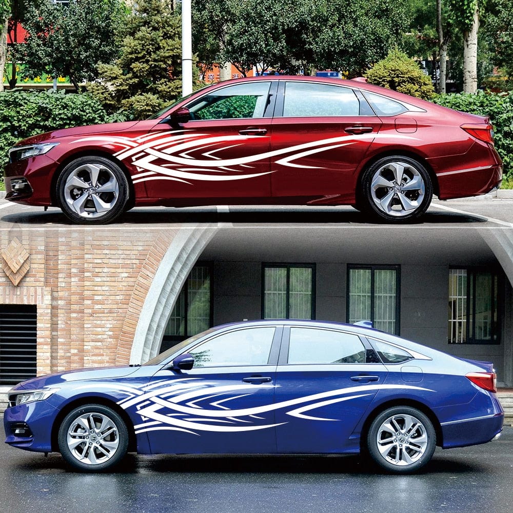 Autocollant Voiture de Sport Royaume Manga