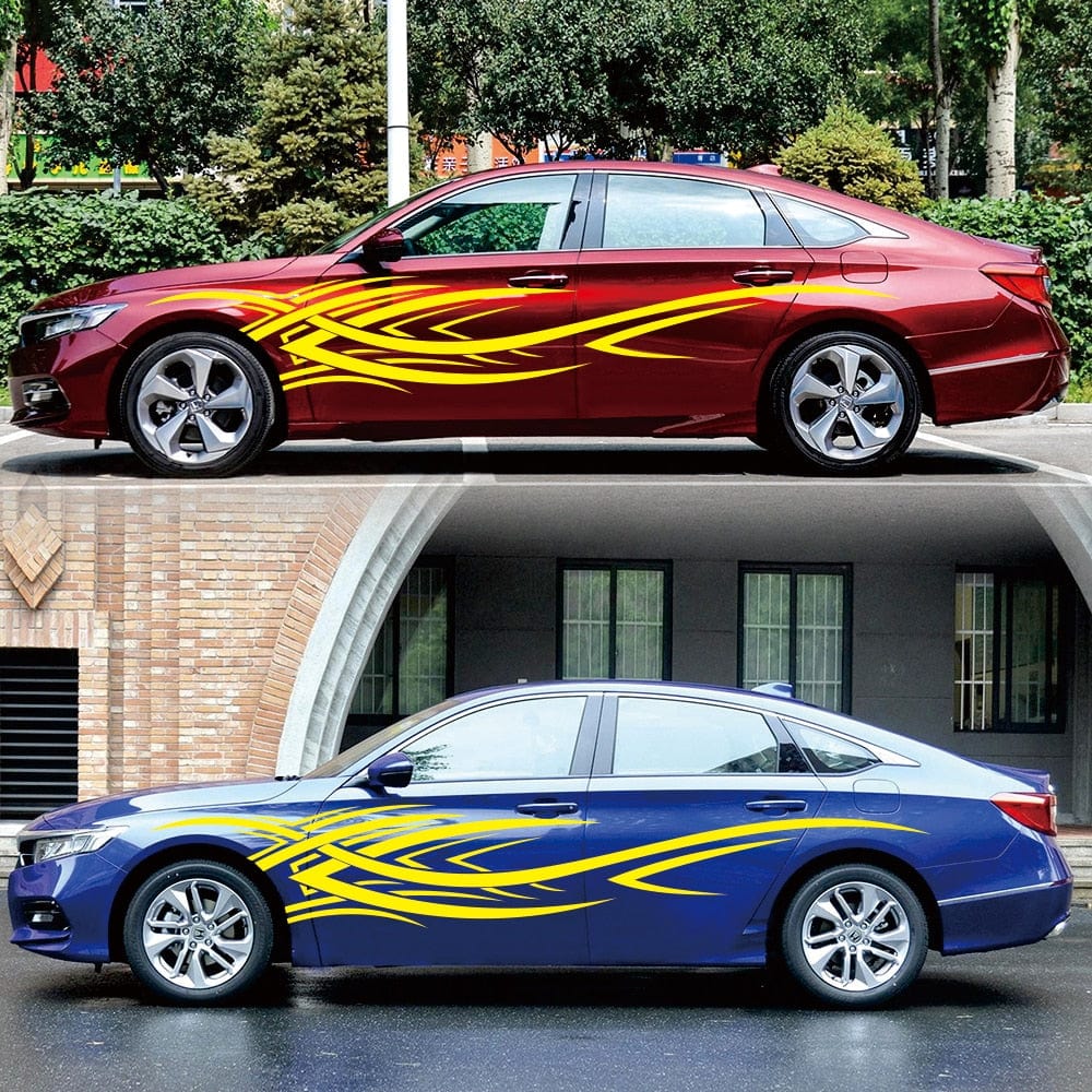 Autocollant Voiture de Sport Royaume Manga