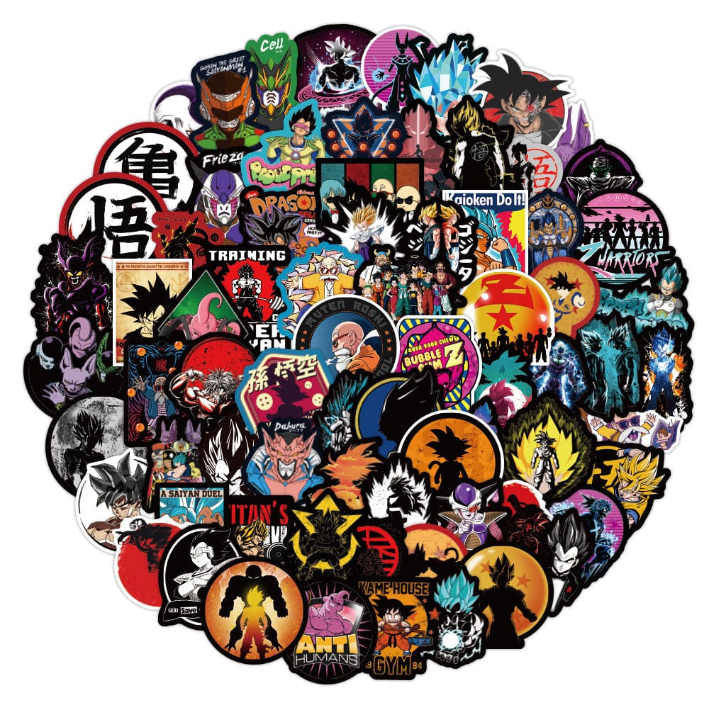 DBZ Stickers Royaume Manga