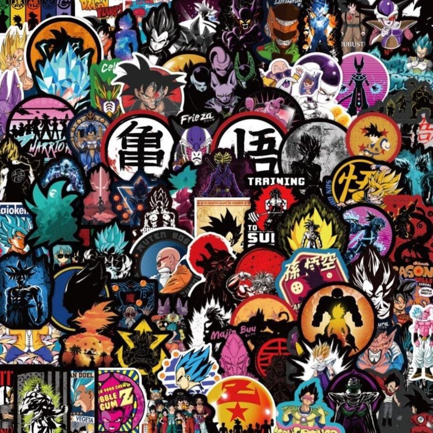 DBZ Stickers Royaume Manga