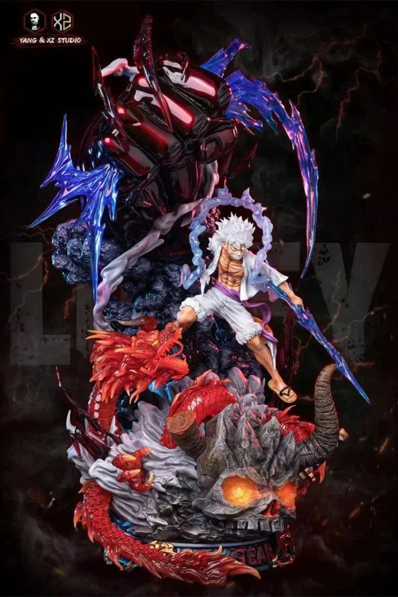 Figurine One Piece Luffy Gear 5 en Résine Royaume Manga