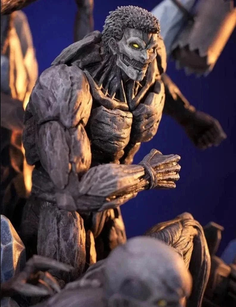 Figurine SNK en Résine Eren 9 Titans Primordiaux Royaume Manga