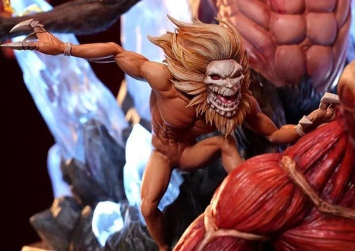 Figurine SNK en Résine Eren 9 Titans Primordiaux Royaume Manga