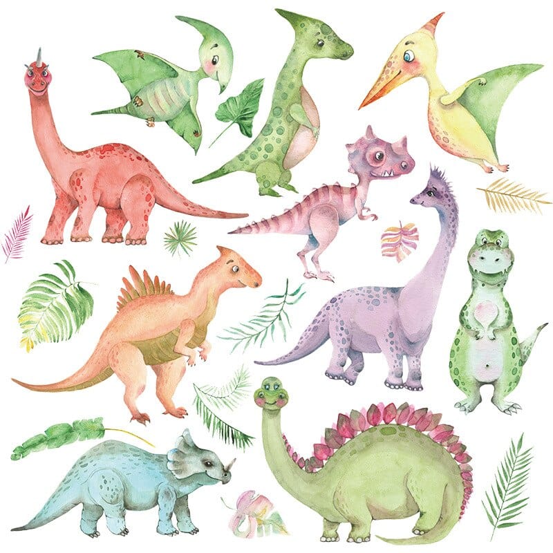 Grand Stickers Dinosaure Chambre Bébé Royaume Manga