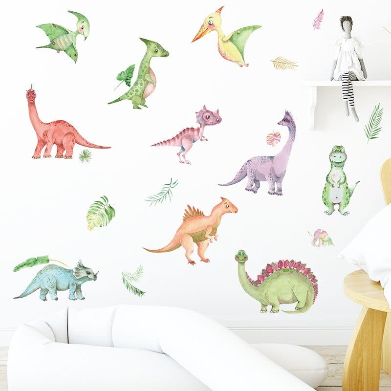 Grand Stickers Dinosaure Chambre Bébé Royaume Manga