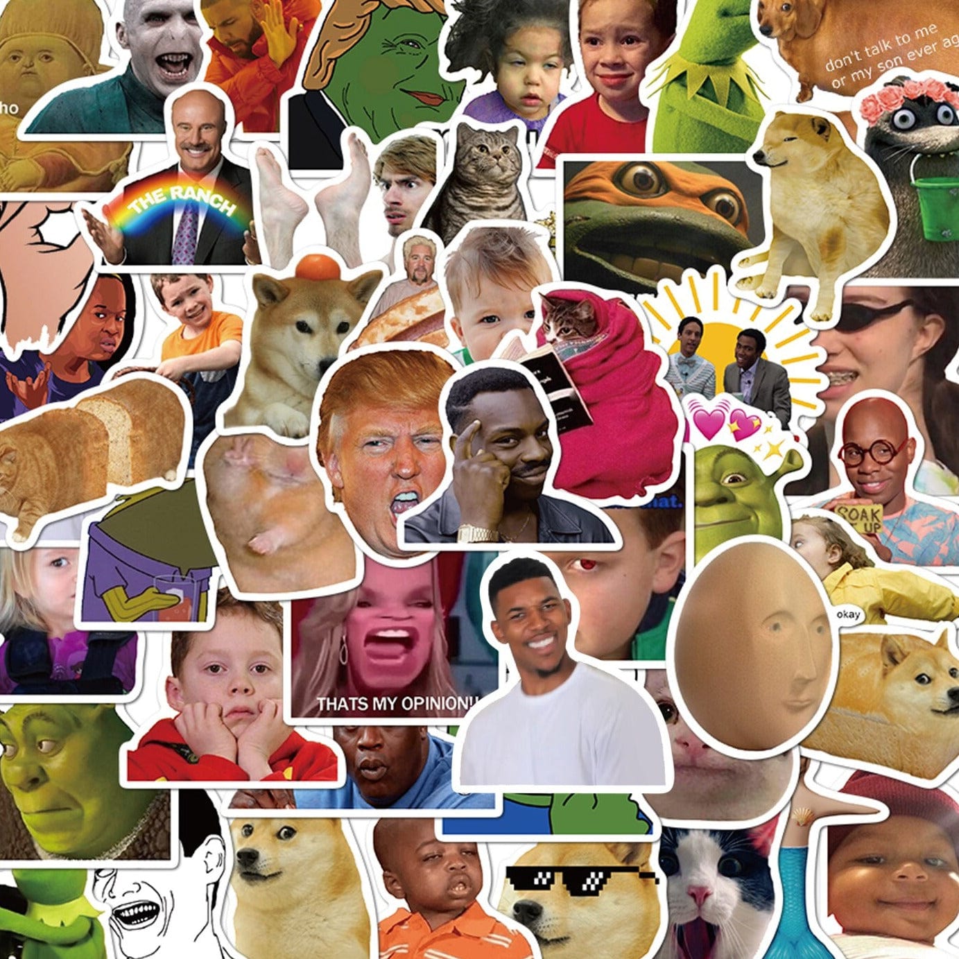 Meme Stickers Royaume Manga