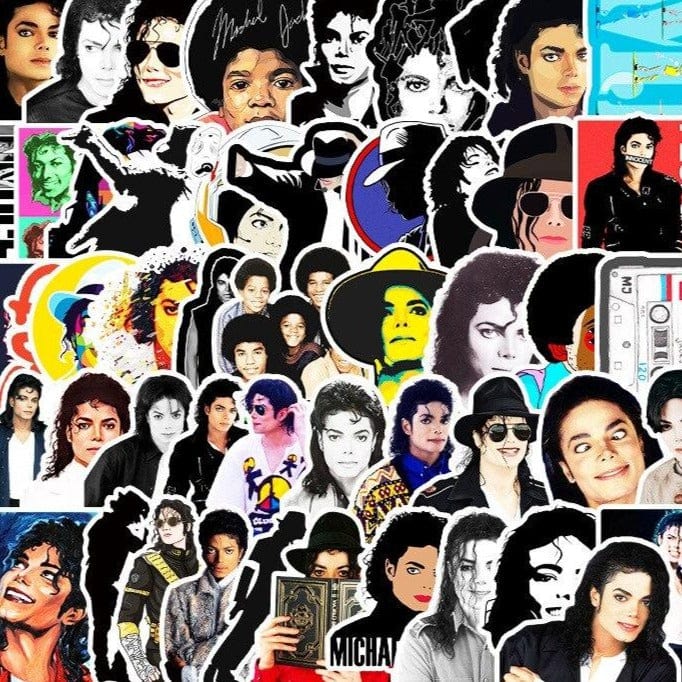 Michael Jackson Stickers Royaume Manga