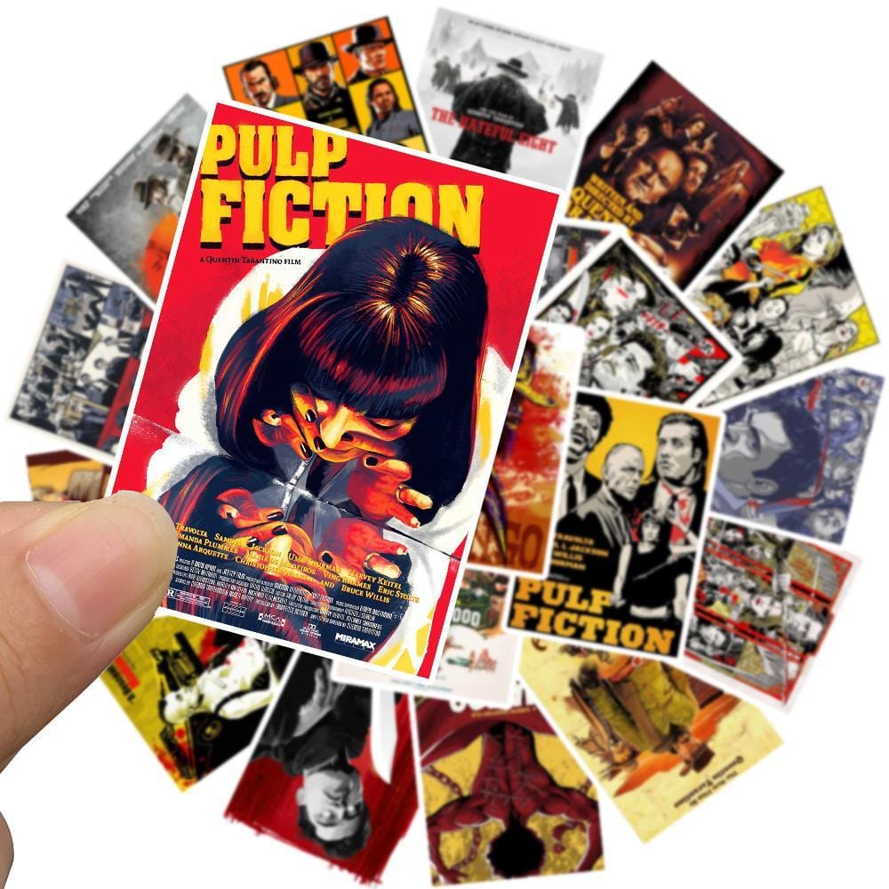 Quentin Tarantino Stickers <br> (Pack de 25) Royaume Manga