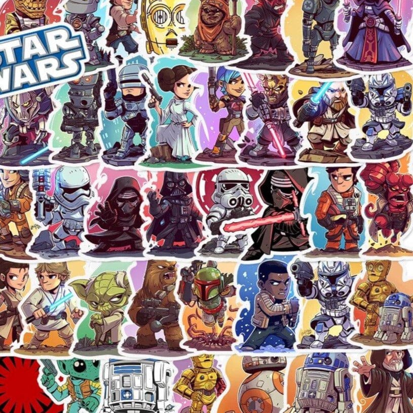Star Wars Stickers Royaume Manga