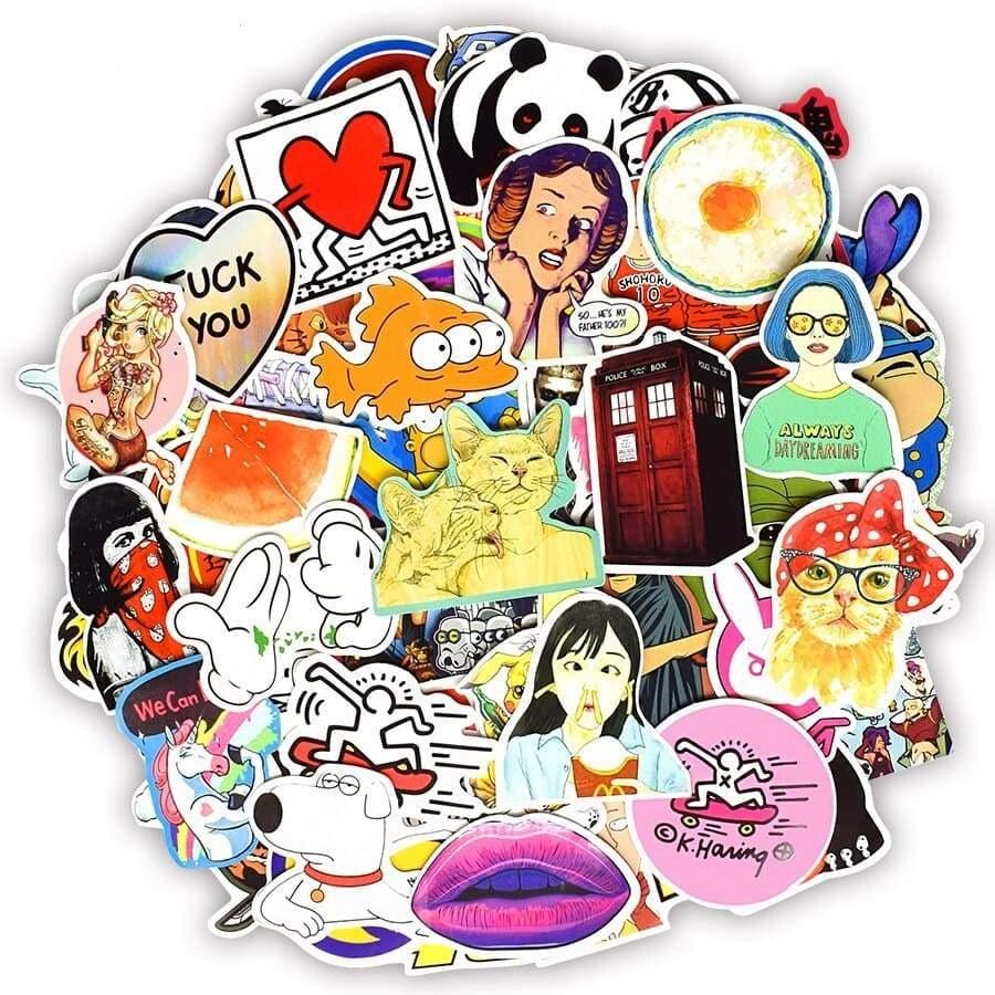 Stickers Aesthetic <br> (Pack de 300) Royaume Manga