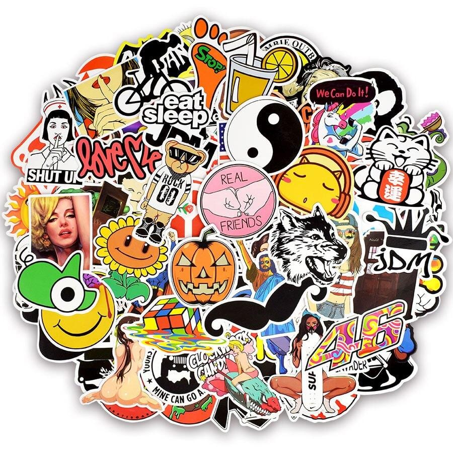 Stickers Aesthetic <br> (Pack de 500) Royaume Manga