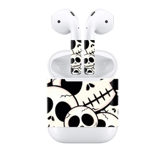 Stickers Airpods Tete de Mort Royaume Manga