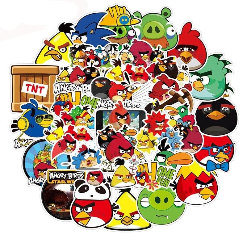 Stickers Angry Birds Royaume Manga