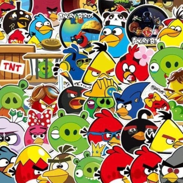 Stickers Angry Birds Royaume Manga
