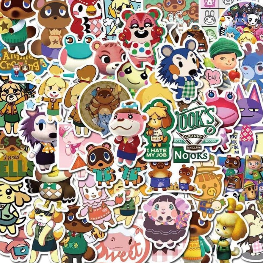 Stickers Animal Crossing Nintendo Royaume Manga