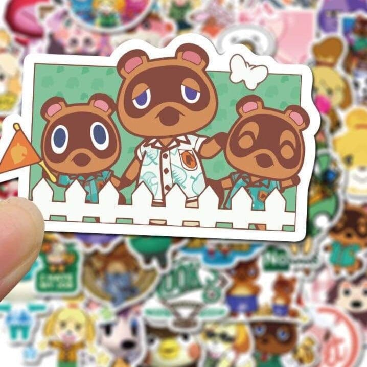Stickers Animal Crossing Nintendo Royaume Manga