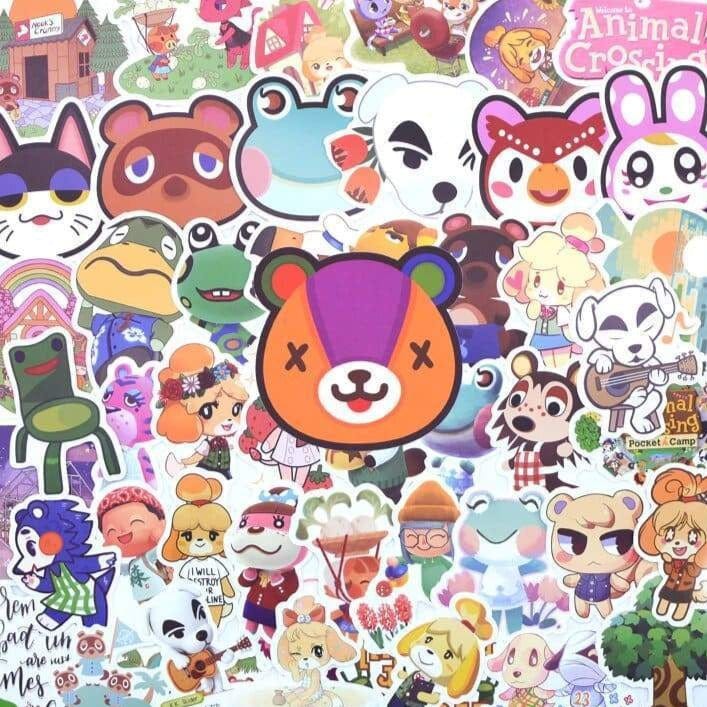 Stickers Animal Crossing Royaume Manga