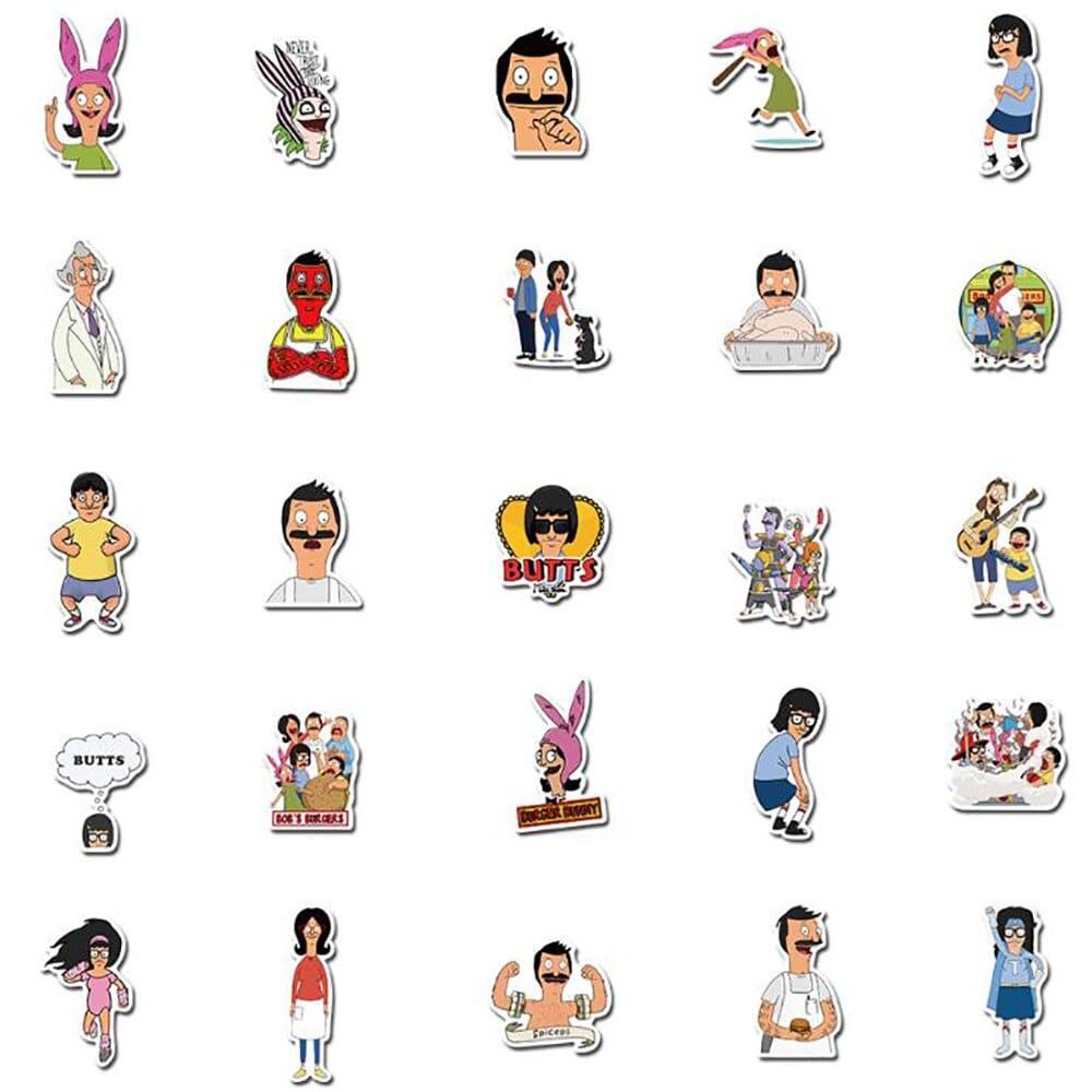 Stickers Bob's Burger Royaume Manga