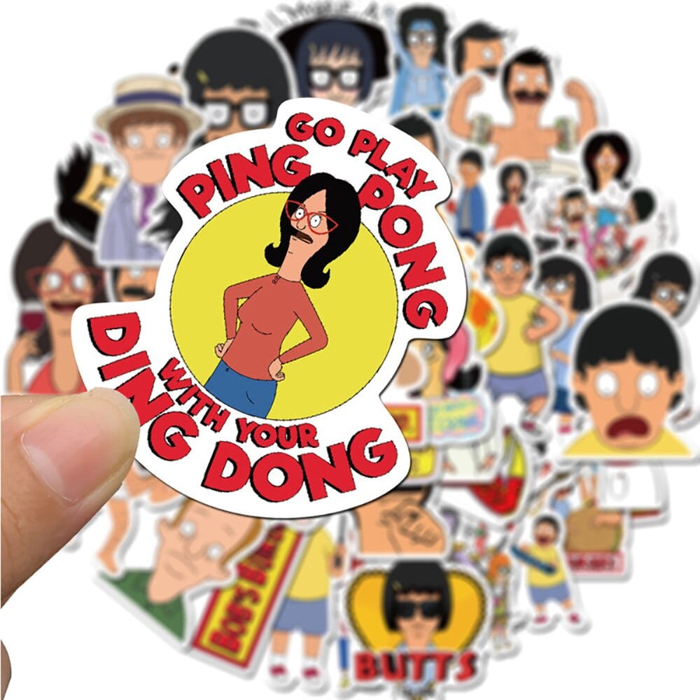 Stickers Bob's Burger Royaume Manga