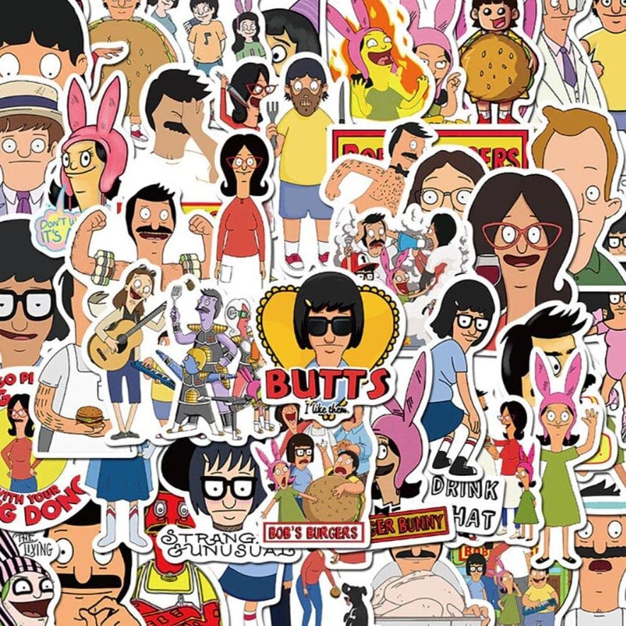 Stickers Bob's Burger Royaume Manga