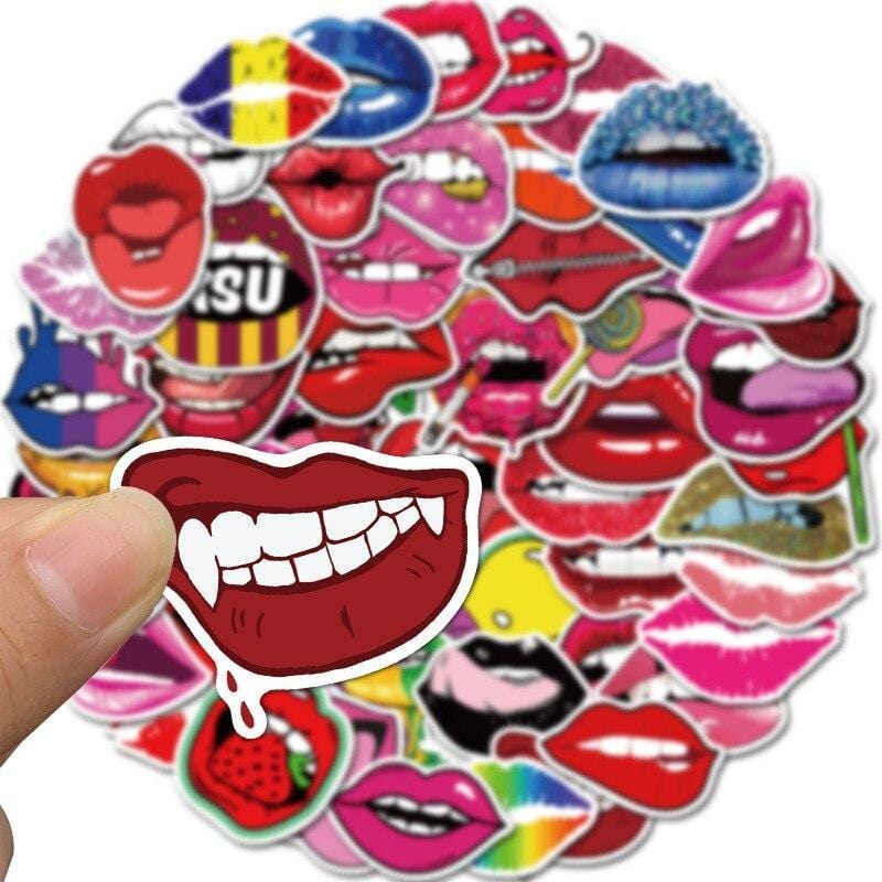 Stickers Bouche Royaume Manga