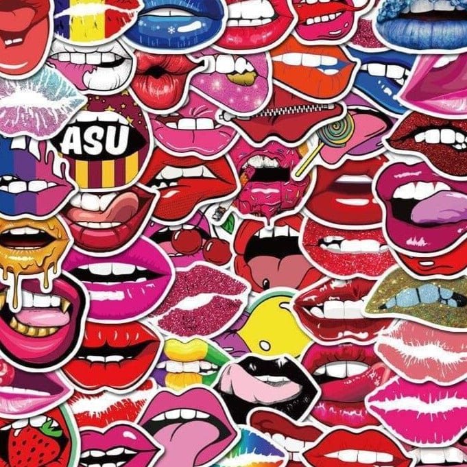 Stickers Bouche Royaume Manga