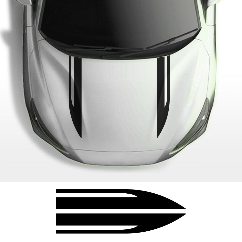 Stickers Capot Voiture Épées Royaume Manga