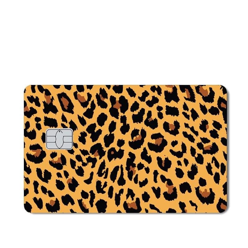 Stickers Carte Bancaire Léopard Royaume Manga