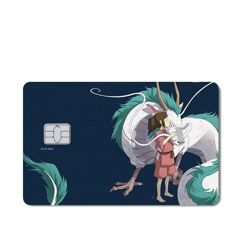 Stickers Carte Bancaire Voyage de Chihiro Royaume Manga