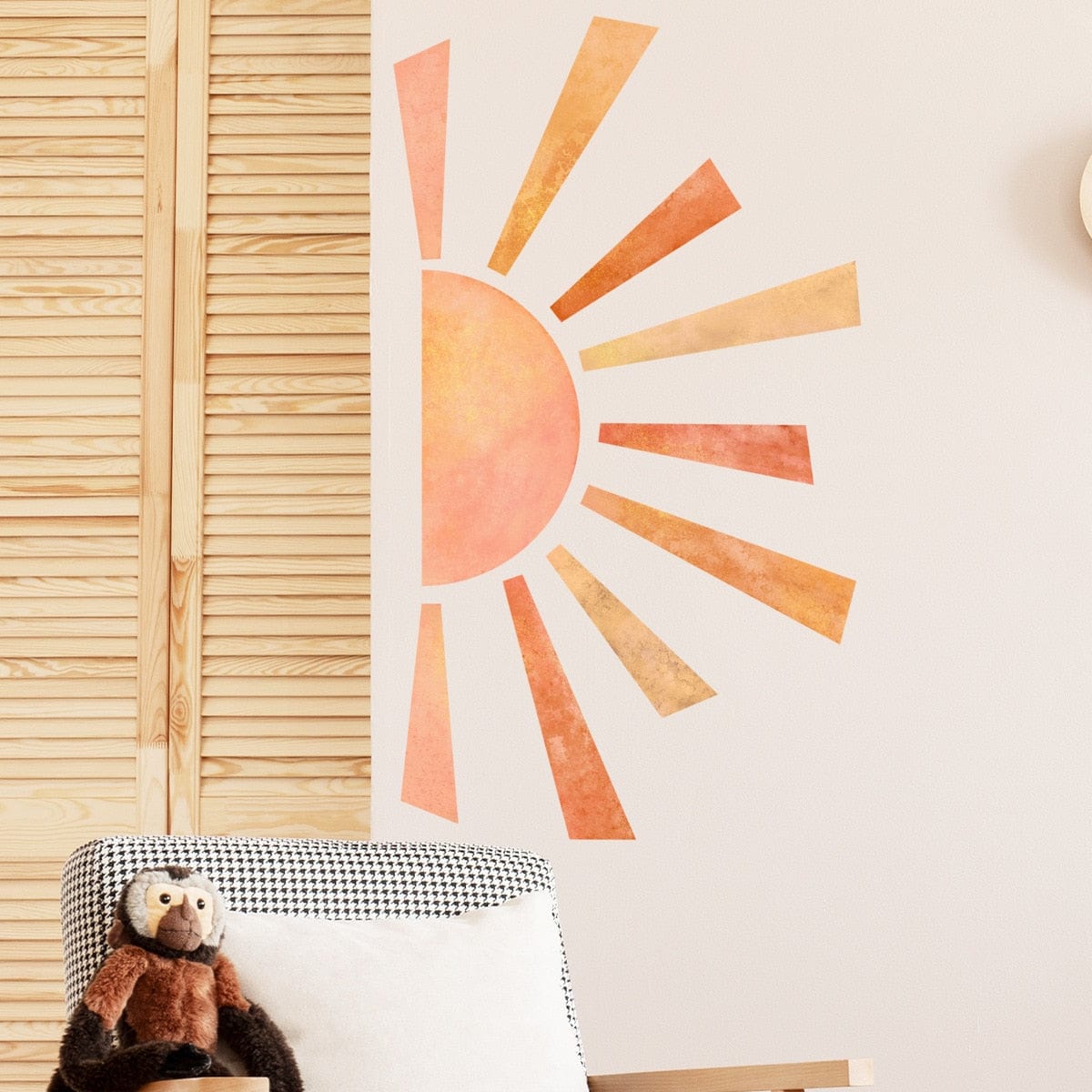 Stickers Chambre Enfant<br>Soleil Levant Royaume Manga