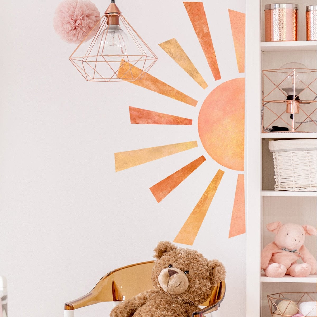 Stickers Chambre Enfant<br>Soleil Levant Royaume Manga