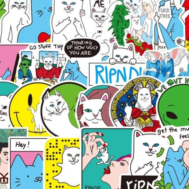 Stickers Chats Meme Royaume Manga