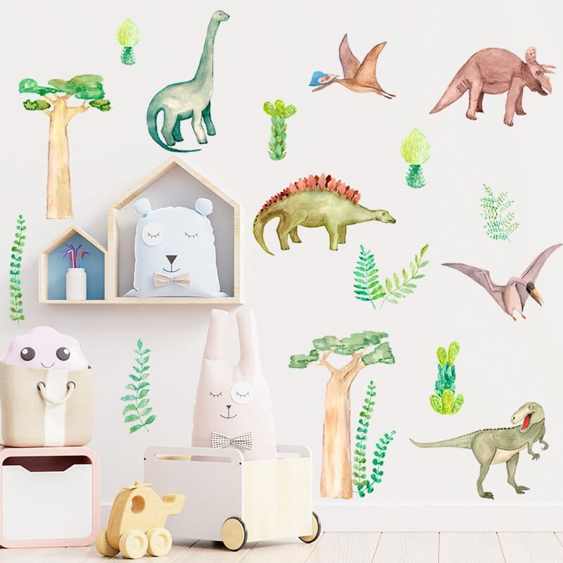 Stickers Dinosaures Chambre Bébé Royaume Manga