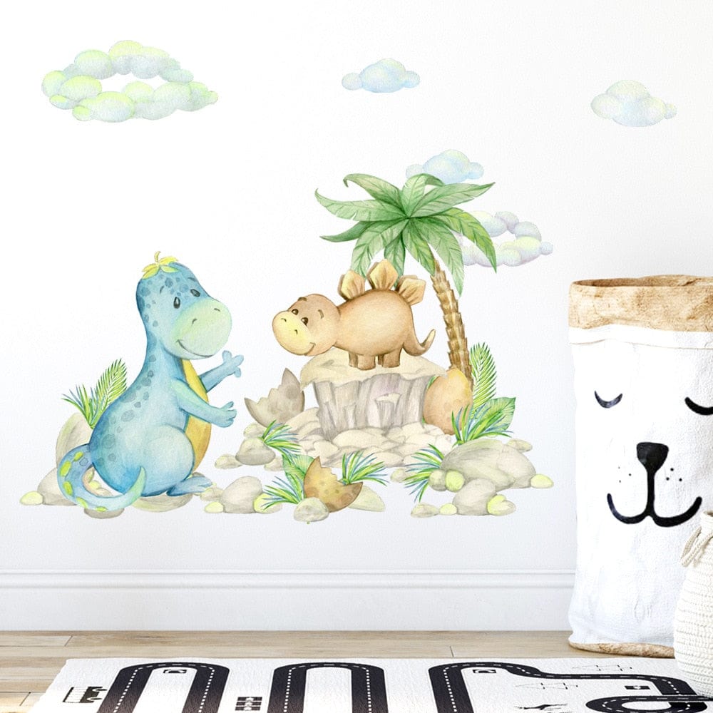 Stickers Dinosaures Muraux Royaume Manga