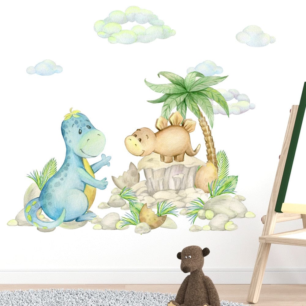 Stickers Dinosaures Muraux Royaume Manga