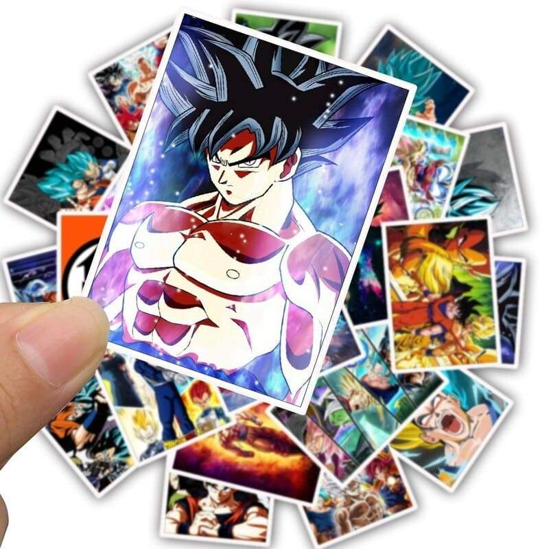 Stickers Dragon Ball Rectangle Royaume Manga