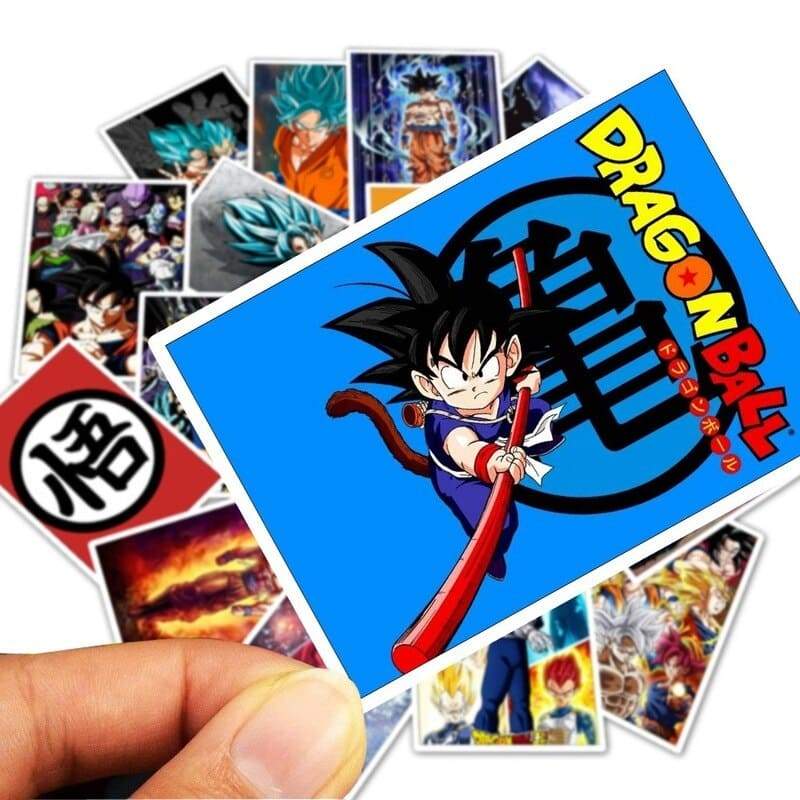 Stickers Dragon Ball Rectangle Royaume Manga