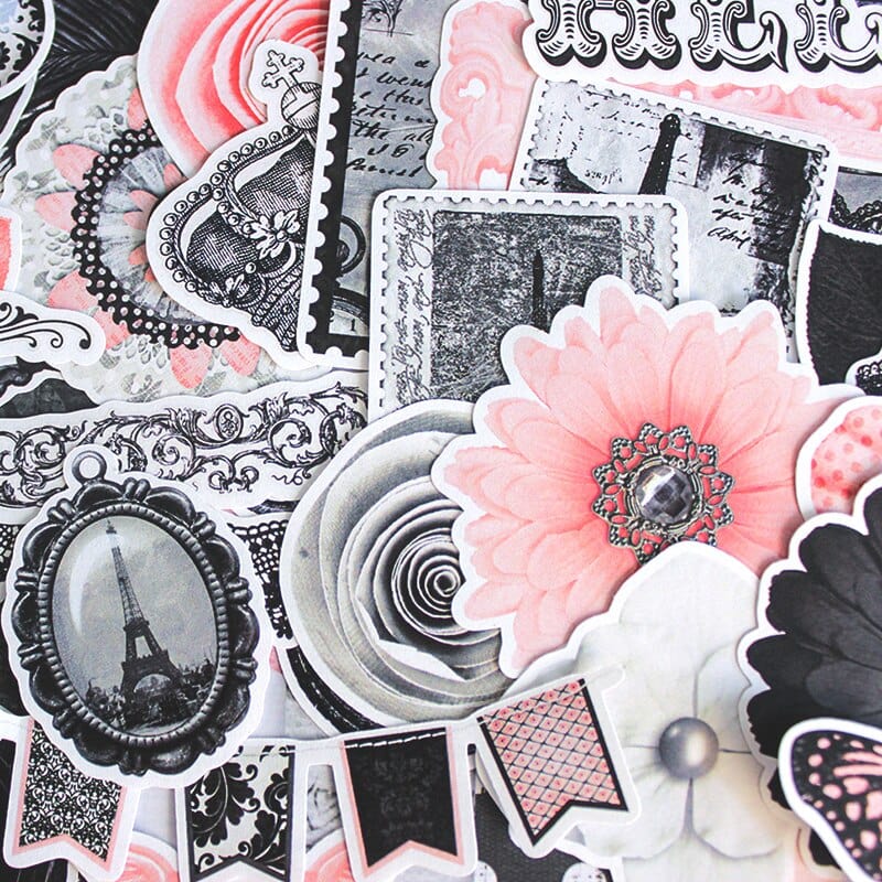 Stickers Fleurs<br> Vintage (57 pcs) Royaume Manga