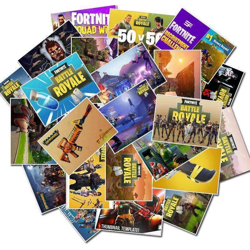 Stickers Fortnite <br> (Pack de 25) Royaume Manga