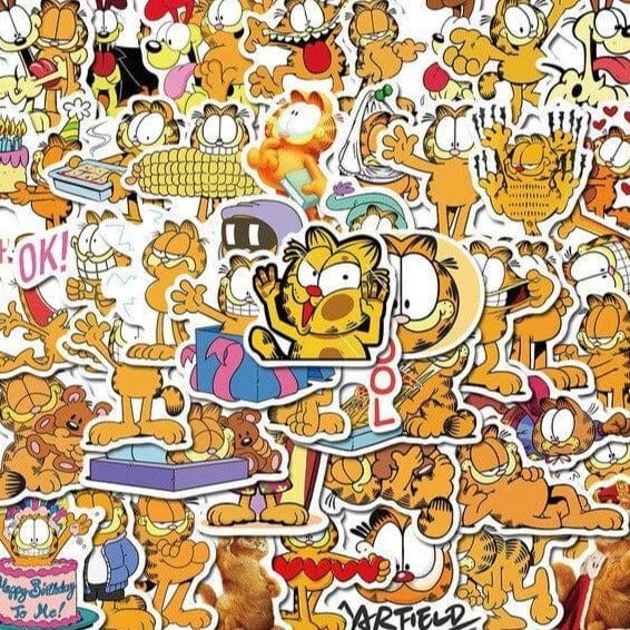 Stickers Garfield Royaume Manga