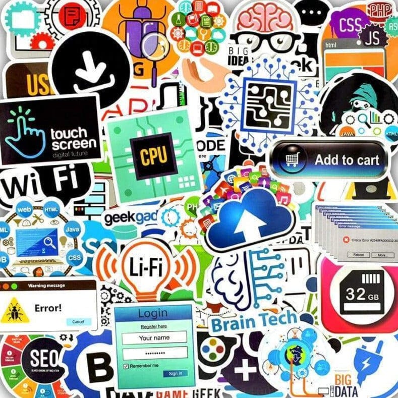 Stickers Geek Royaume Manga