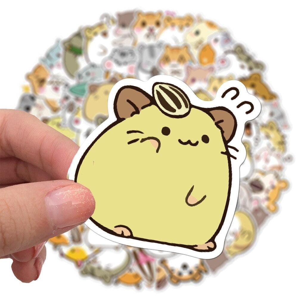 Stickers Kawaii Hamsters Royaume Manga