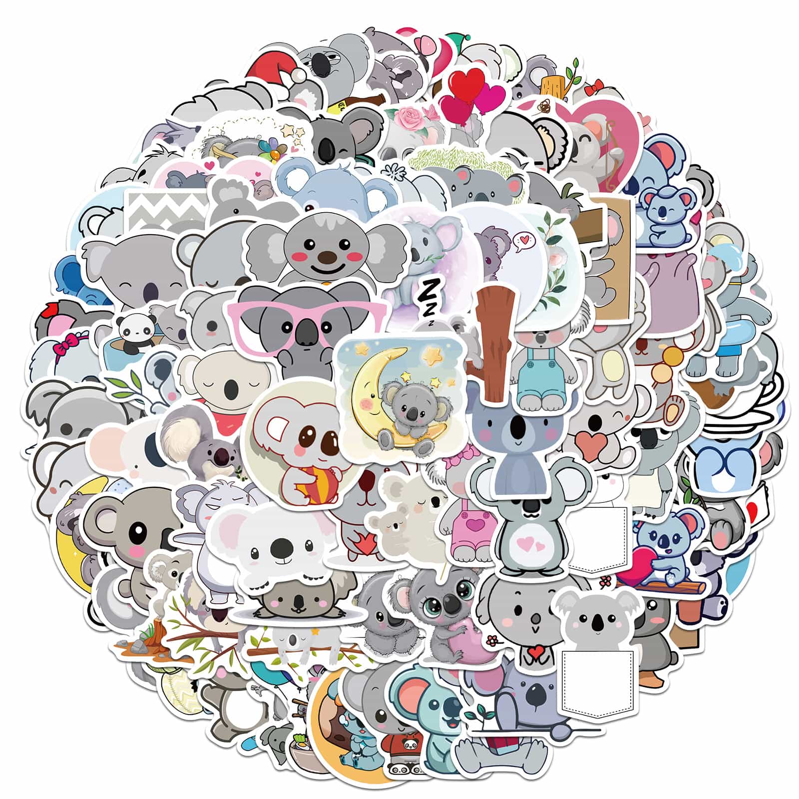Stickers Kawaii Koala Royaume Manga