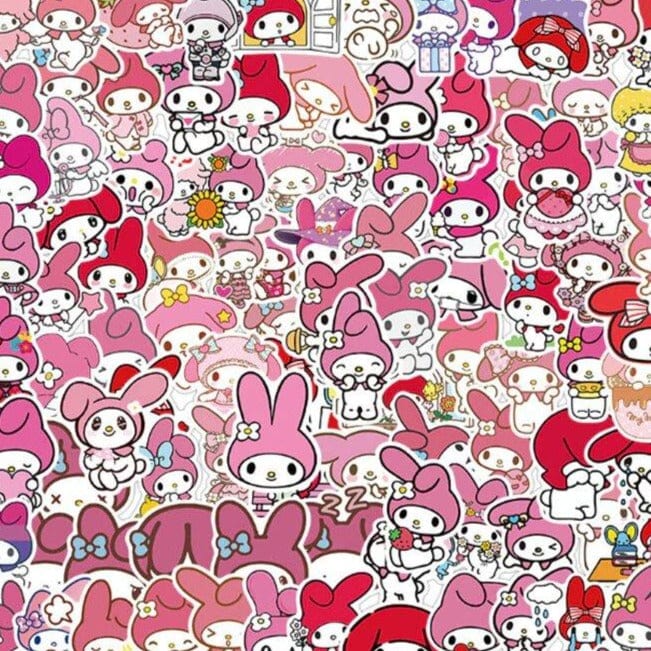 Stickers Kawaii Lapinou Royaume Manga