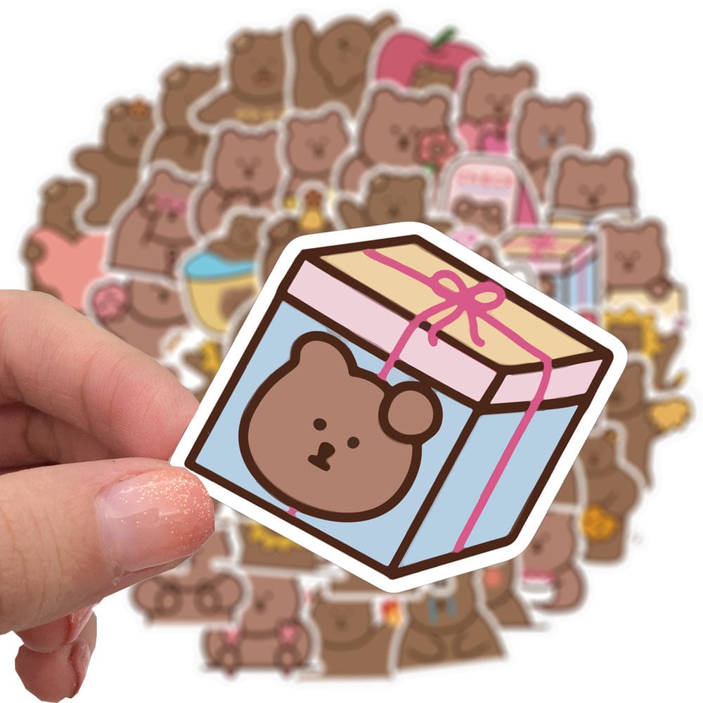 Stickers Kawaii Oursons Royaume Manga