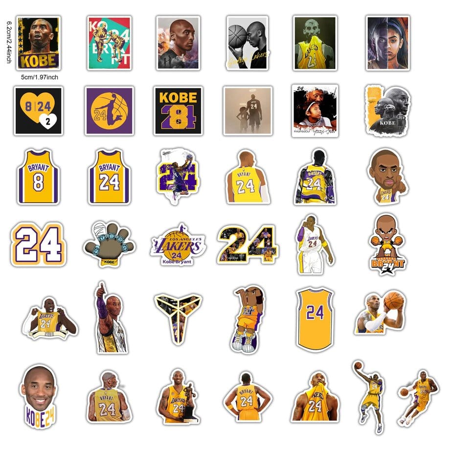 Stickers Kobe Bryant Royaume Manga