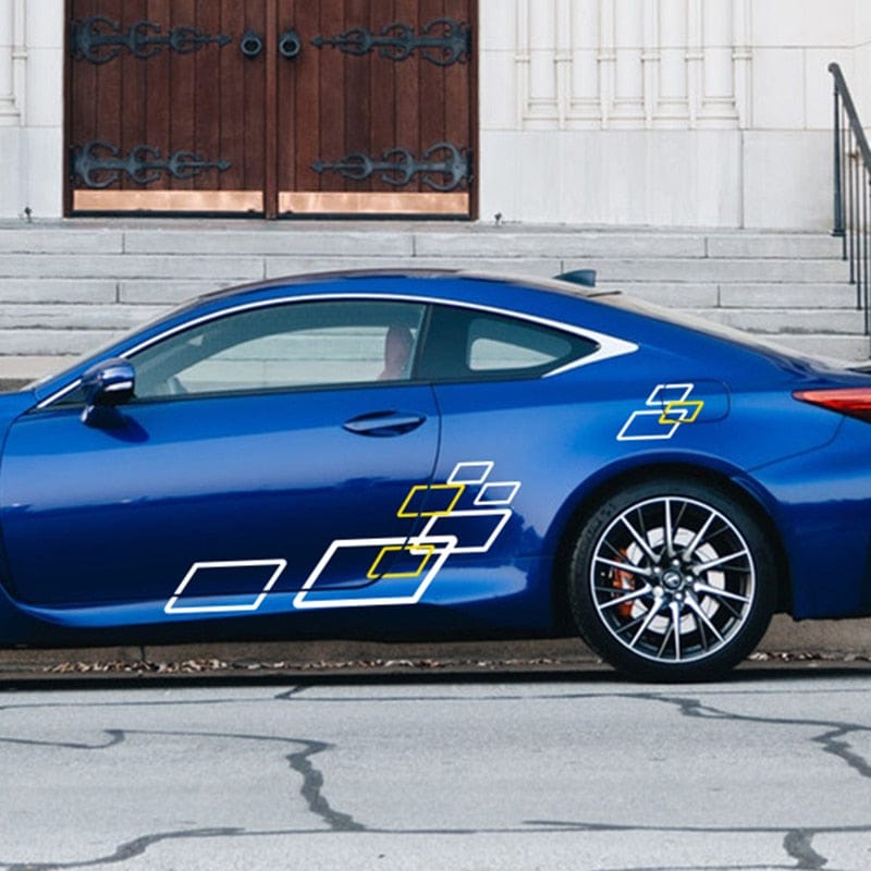 Stickers Lateral Voiture Royaume Manga